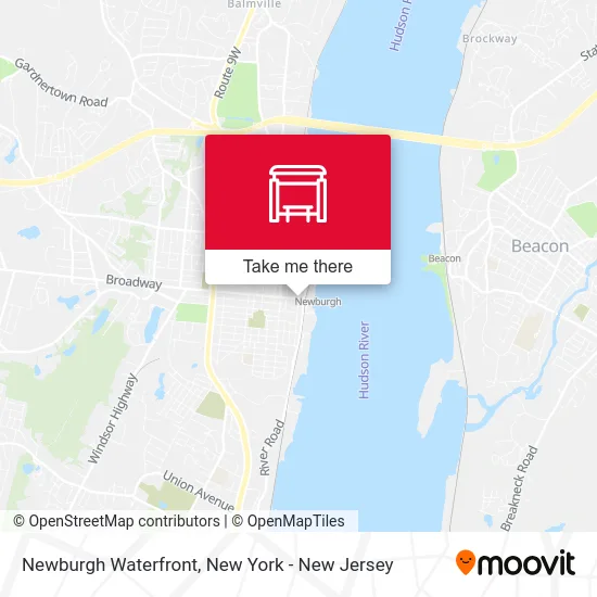 Newburgh Waterfront map