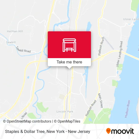 Staples & Dollar Tree map