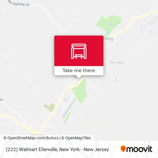 Mapa de (222) Walmart Ellenville