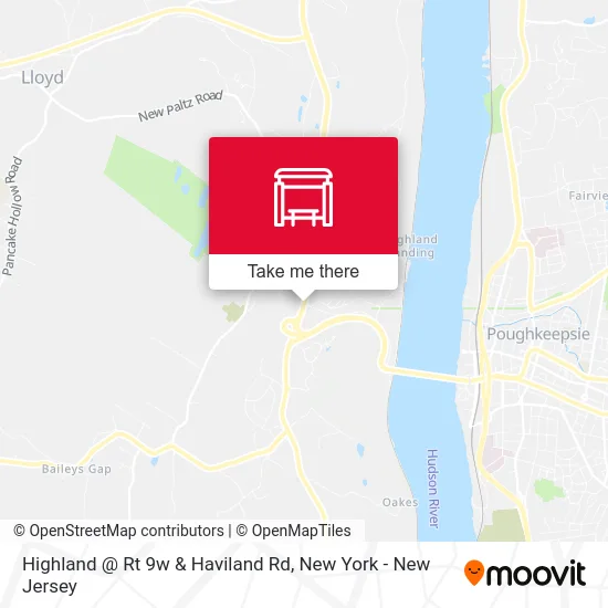 Highland @ Rt 9w & Haviland Rd map