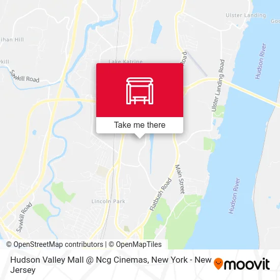 Hudson Valley Mall @ Ncg Cinemas map