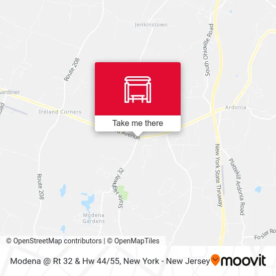 Modena @ Rt 32 & Hw 44/55 map