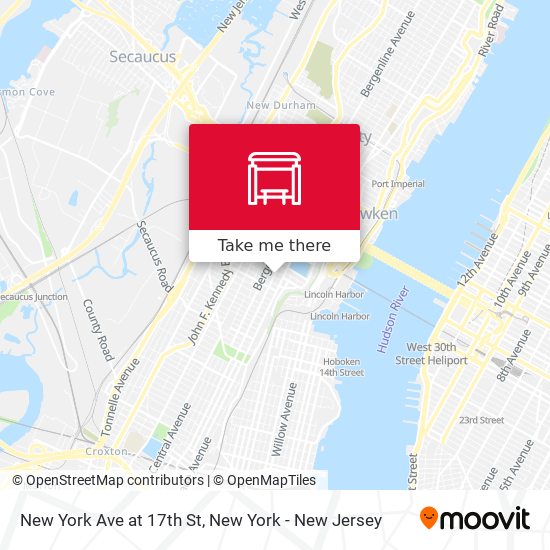 New York Ave at 17th St map
