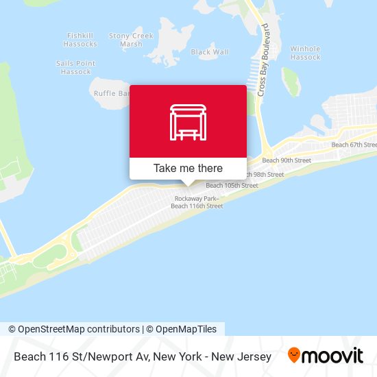 Mapa de Beach 116 St/Newport Av