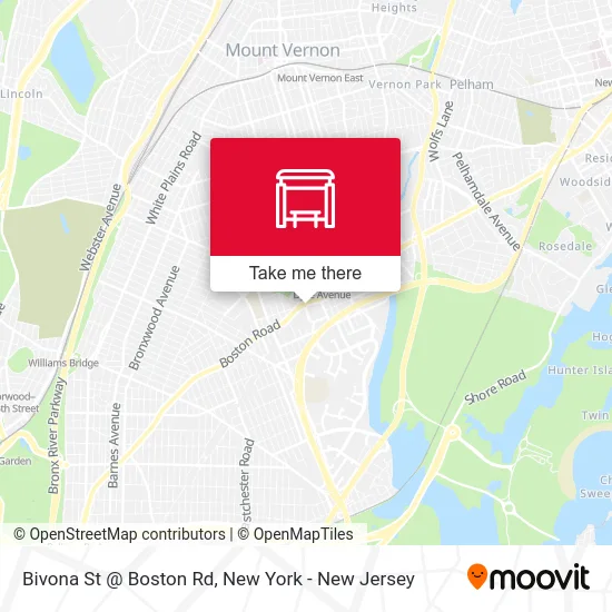 Bivona St @ Boston Rd map