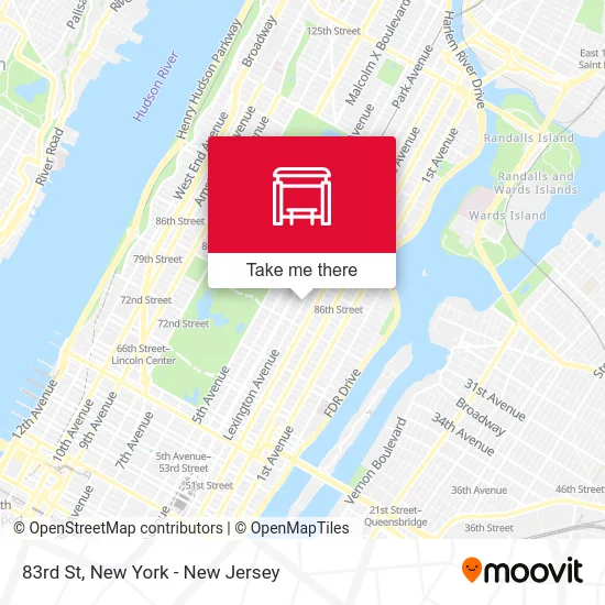 83rd St map