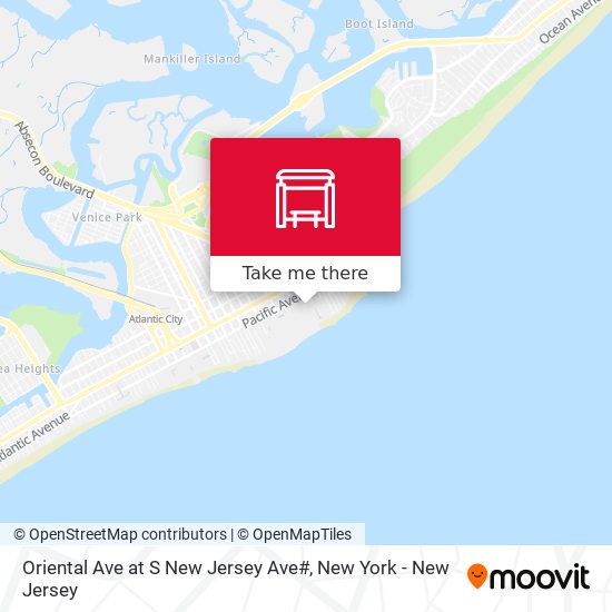 Oriental Ave at S New Jersey Ave# map