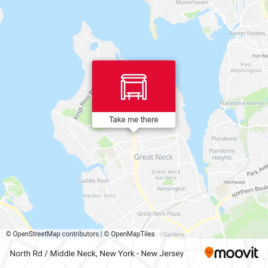 North Rd / Middle Neck map