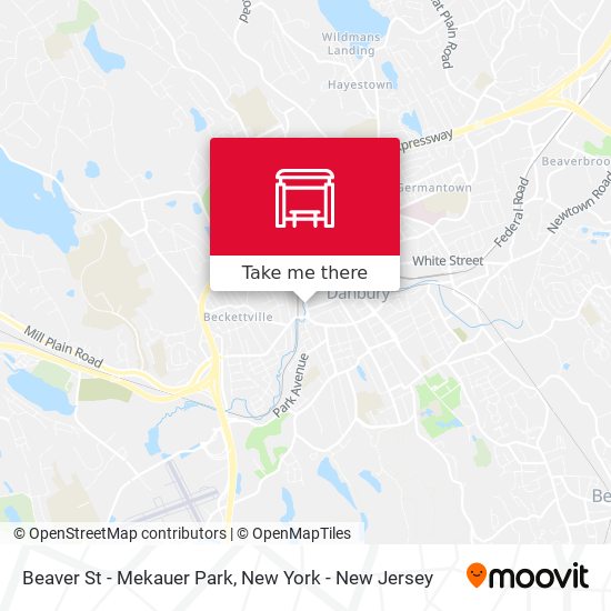 Beaver St - Mekauer Park map
