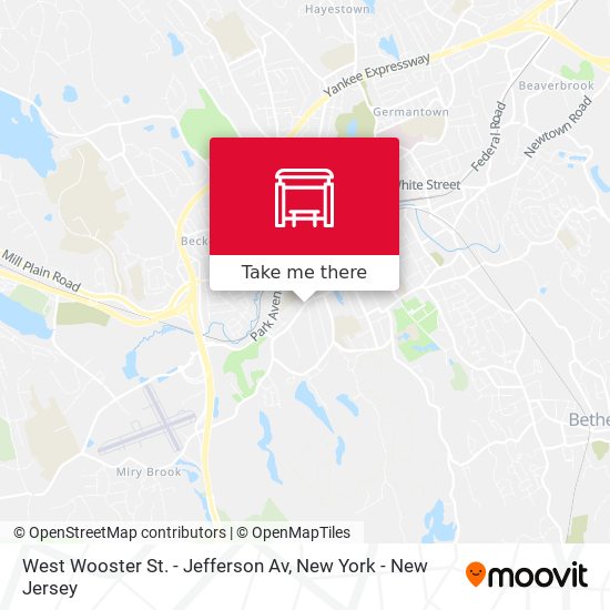 West Wooster St. - Jefferson Av map
