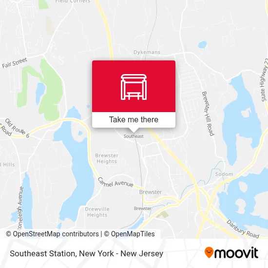 Southeast Station map