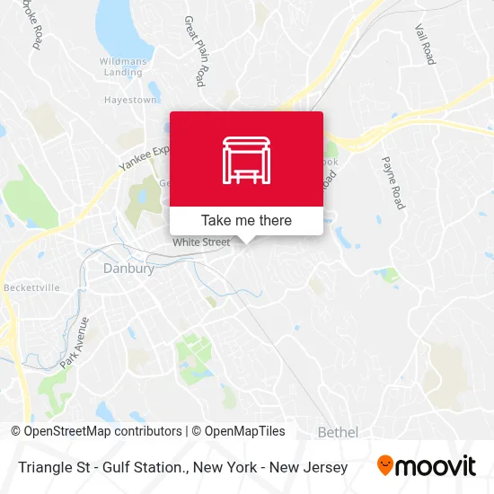 Triangle St - Gulf Station. map