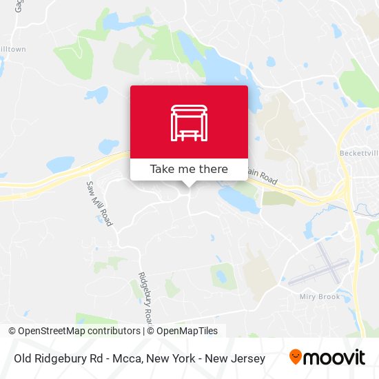 Old Ridgebury Rd - Mcca map