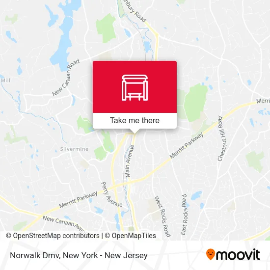 Norwalk Dmv map
