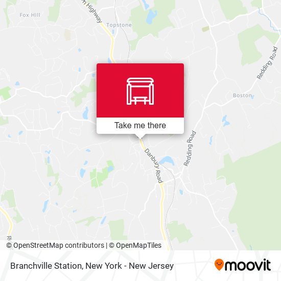 Branchville Station map