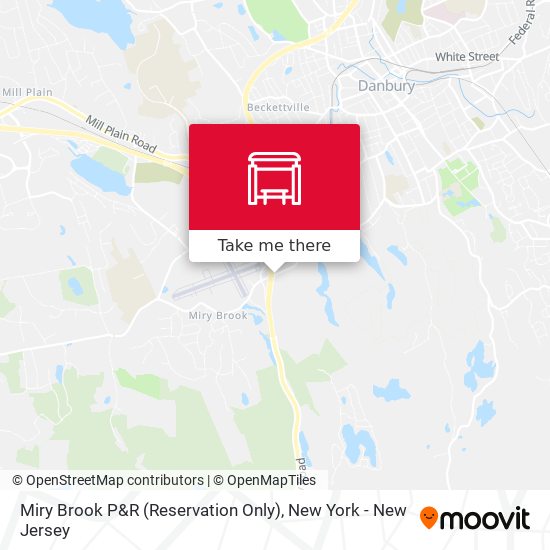 Miry Brook P&R (Reservation Only) map