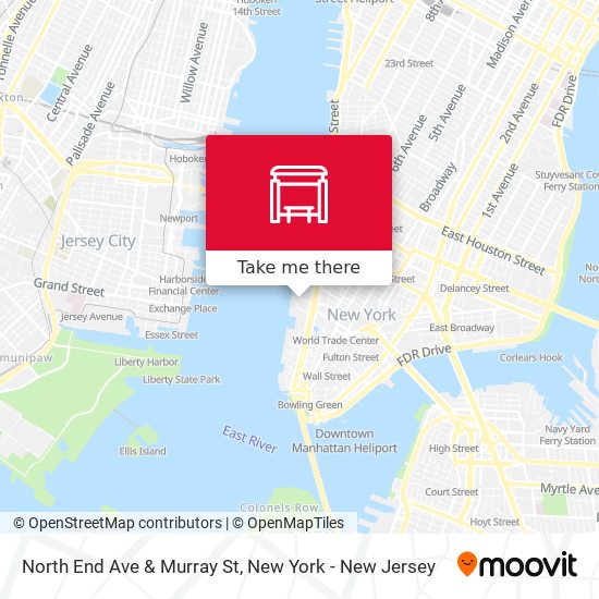 Mapa de North End Ave & Murray St