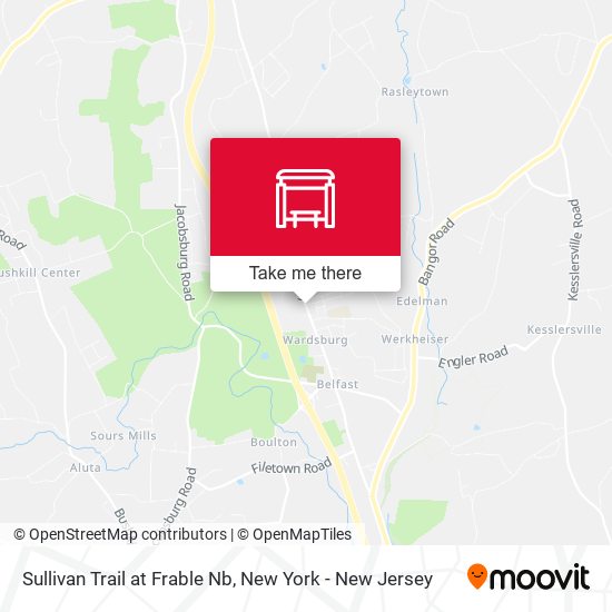 Sullivan Trail at Frable Nb map