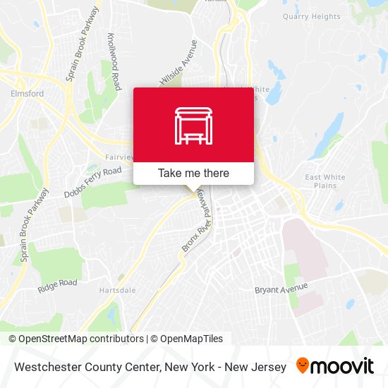 Westchester County Center map