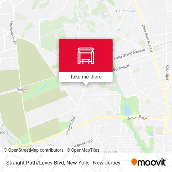 Straight Path/Levey Blvd map