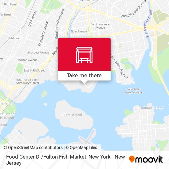 Food Center Dr / Fulton Fish Market map