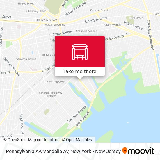 Mapa de Pennsylvania Av/Vandalia Av
