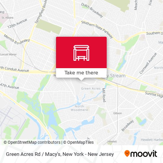 Green Acres Rd / Macy's map