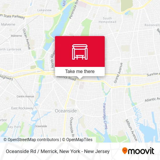 Oceanside Rd / Merrick map