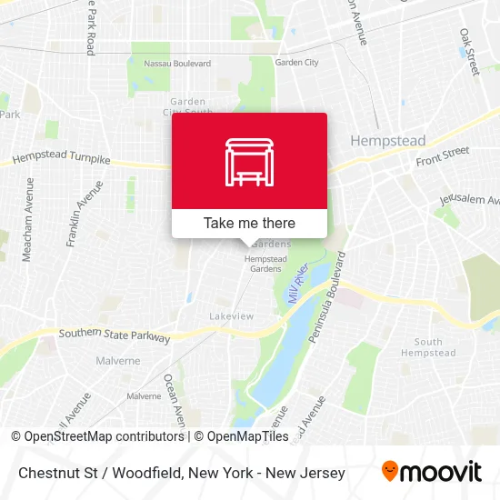 Chestnut St / Woodfield map