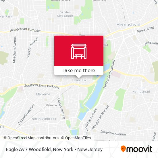 Eagle Av / Woodfield map