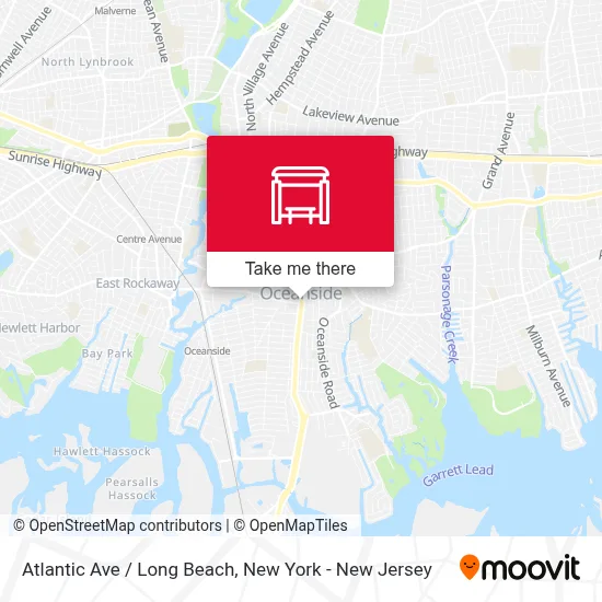 Atlantic Ave / Long Beach map