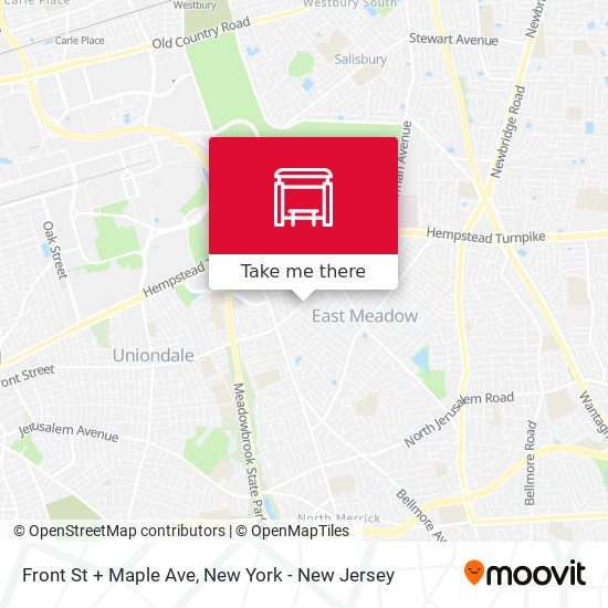 Mapa de Front St + Maple Ave