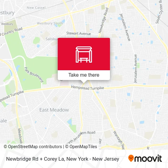 Newbridge Rd + Corey La map