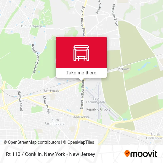 Rt 110 / Conklin map