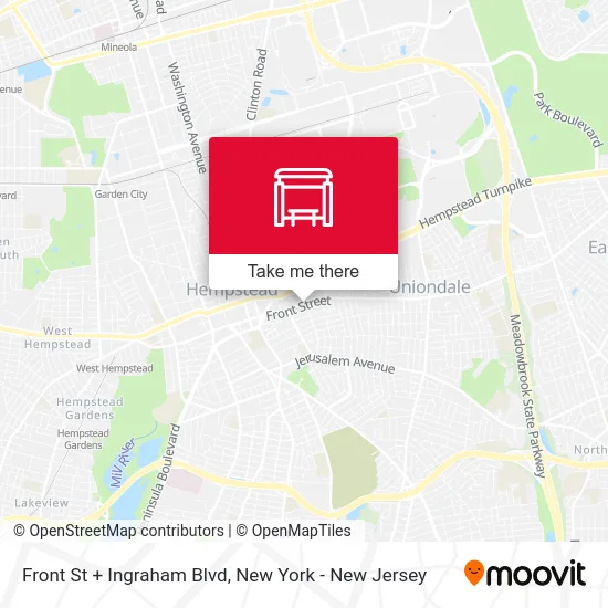 Front St + Ingraham Blvd map