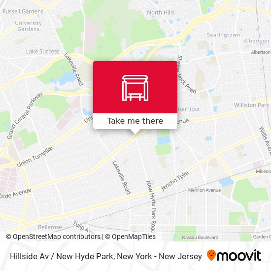 Mapa de Hillside Av / New Hyde Park