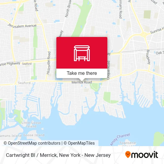 Cartwright Bl / Merrick map