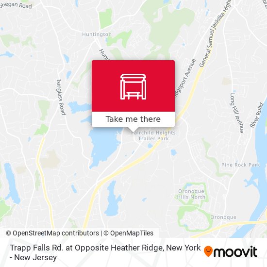 Trapp Falls Rd. at Opposite Heather Ridge map