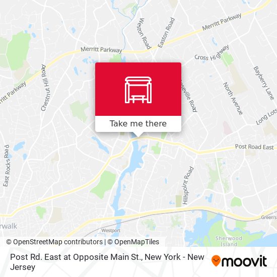 Post Rd. East at Opposite Main St. map