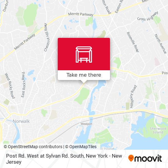Mapa de Post Rd. West at Sylvan Rd. South