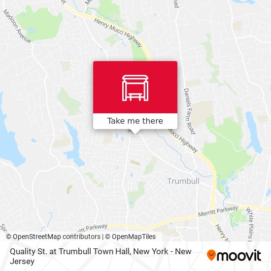 Quality St. at Trumbull Town Hall map
