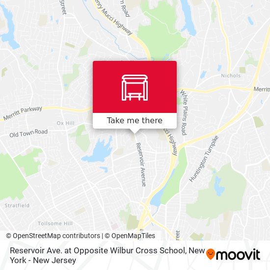Mapa de Reservoir Ave. at Opposite Wilbur Cross School