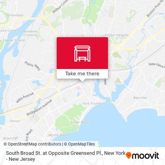 South Broad St. at Opposite Greensend Pl. map