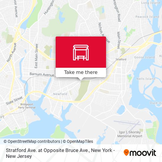 Stratford Ave. at Opposite Bruce Ave. map