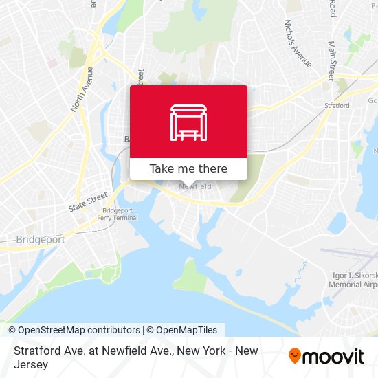 Stratford Ave. at Newfield Ave. map