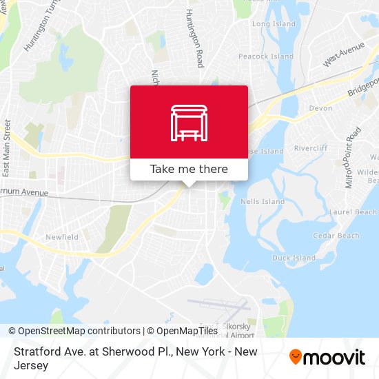 Mapa de Stratford Ave. at Sherwood Pl.