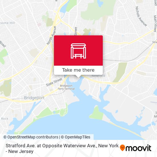 Stratford Ave. at Opposite Waterview Ave. map