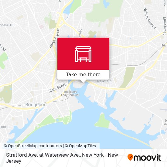 Stratford Ave. at Waterview Ave. map