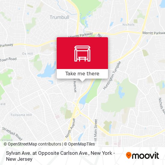 Mapa de Sylvan Ave. at Opposite Carlson Ave.