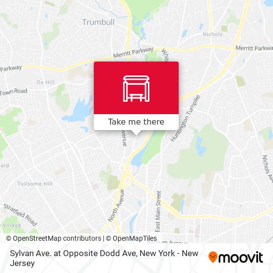 Sylvan Ave. at Opposite Dodd Ave map